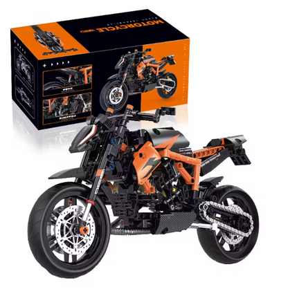 KTM juego de bloques de construcción de modelo de motocicleta