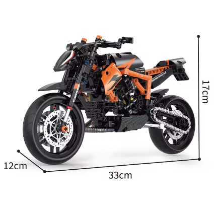 KTM juego de bloques de construcción de modelo de motocicleta