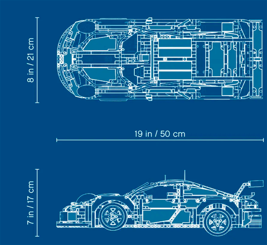 Porsche 911 RSR Bloques de construcción